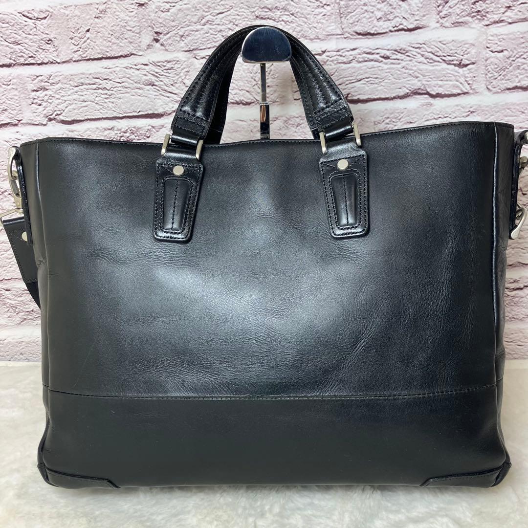 マスターピース✨GLOSS コレクターズ 黒 2way 牛革 ビジネスバッグ