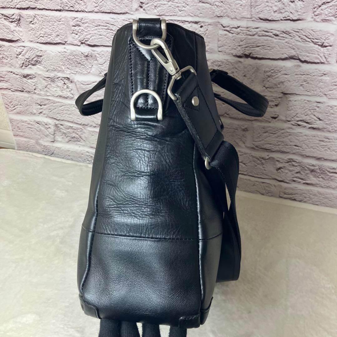 マスターピース✨GLOSS コレクターズ 黒 2way 牛革 ビジネスバッグ