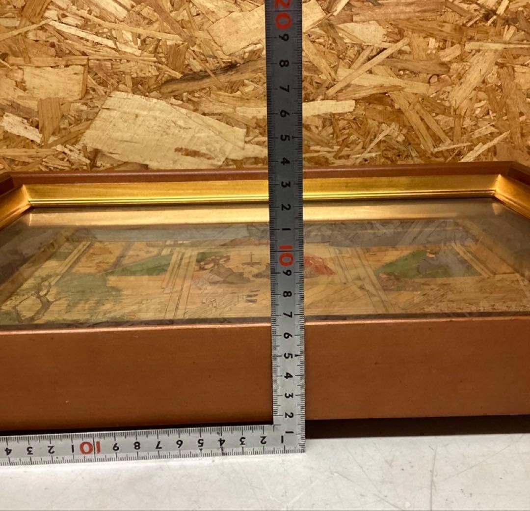 和風インテリア額絵 壁掛け アートフレーム美術品飾りに（P22）