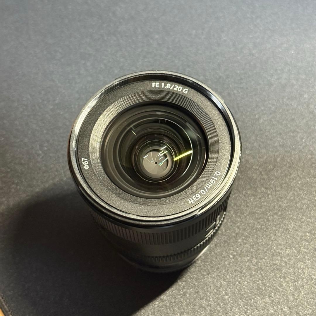 SONY FE 20mm F1.8 G SEL20F18G 保護フィルター付