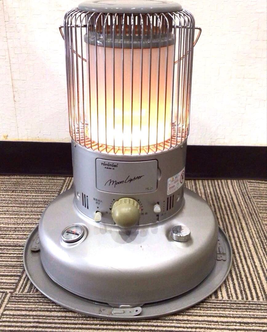 トヨトミ　石油ストーブ ＭＬ-21 シルバー　分解清掃済み