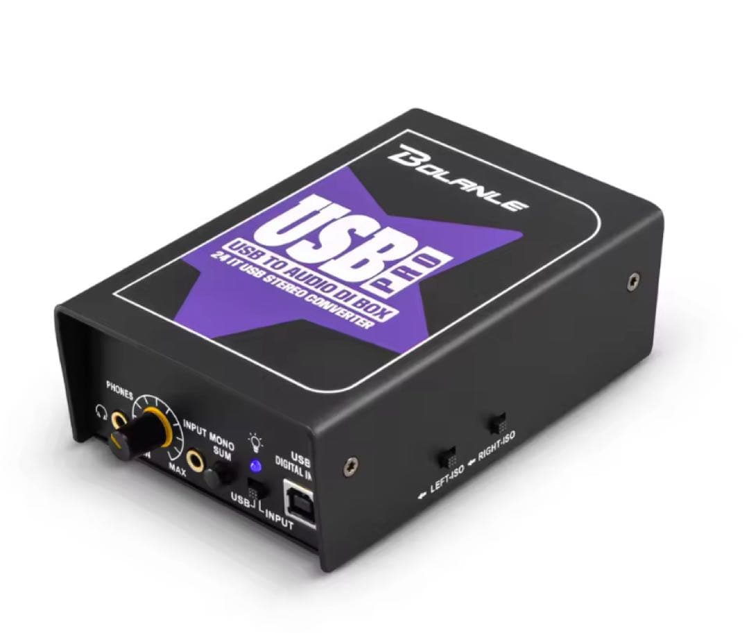 【宅録/ライブ対応】USB→XLR DI｜Radial代替