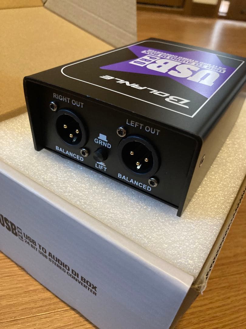 【宅録/ライブ対応】USB→XLR DI｜Radial代替