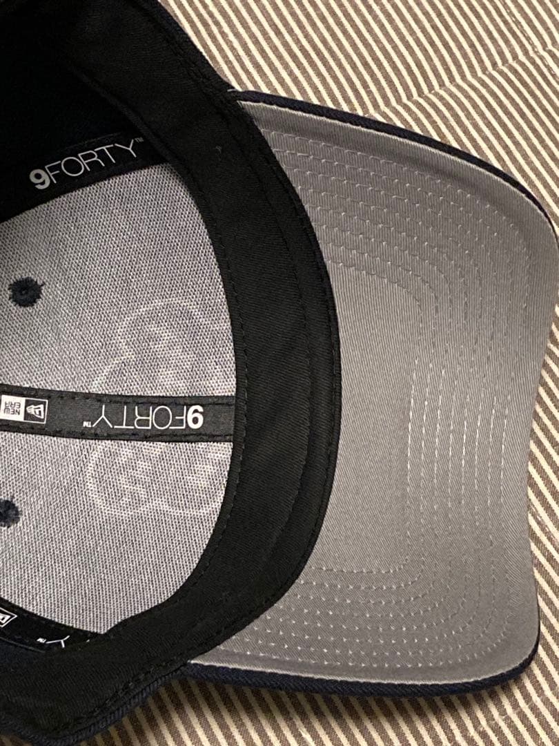 未使用 NEW ERA × 明石家さんま 生きてるだけで丸もうけ　ネイビー