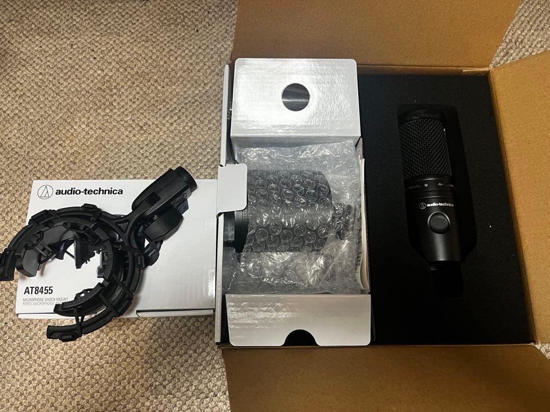 Audio-Technica AT2020USB-X AT8458a セット