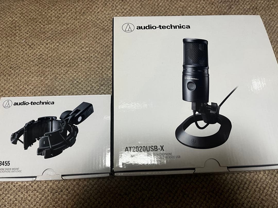 Audio-Technica AT2020USB-X AT8458a セット