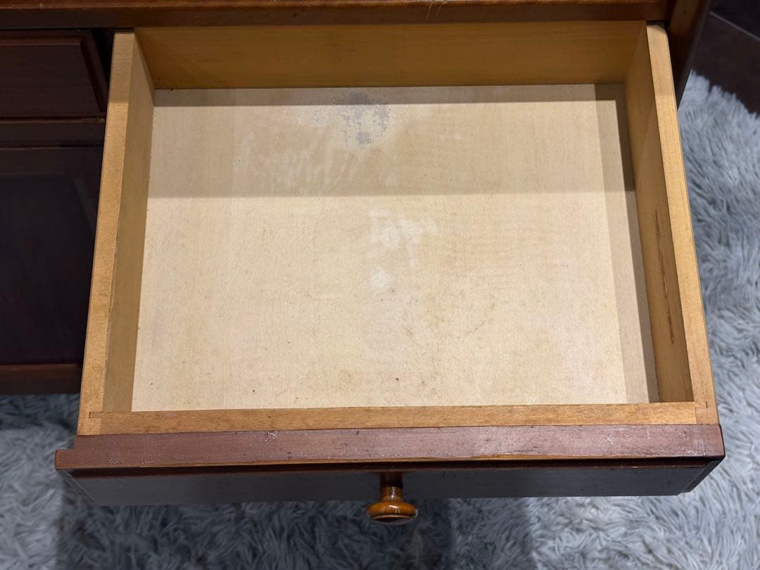 karimoku カリモク　キャビネット　電話台　収納　引き出し　ビンテージ