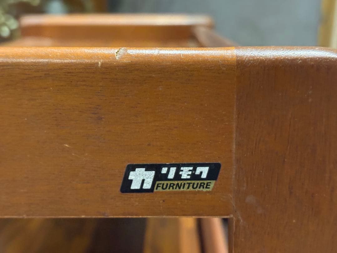 karimoku カリモク　キャビネット　電話台　収納　引き出し　ビンテージ