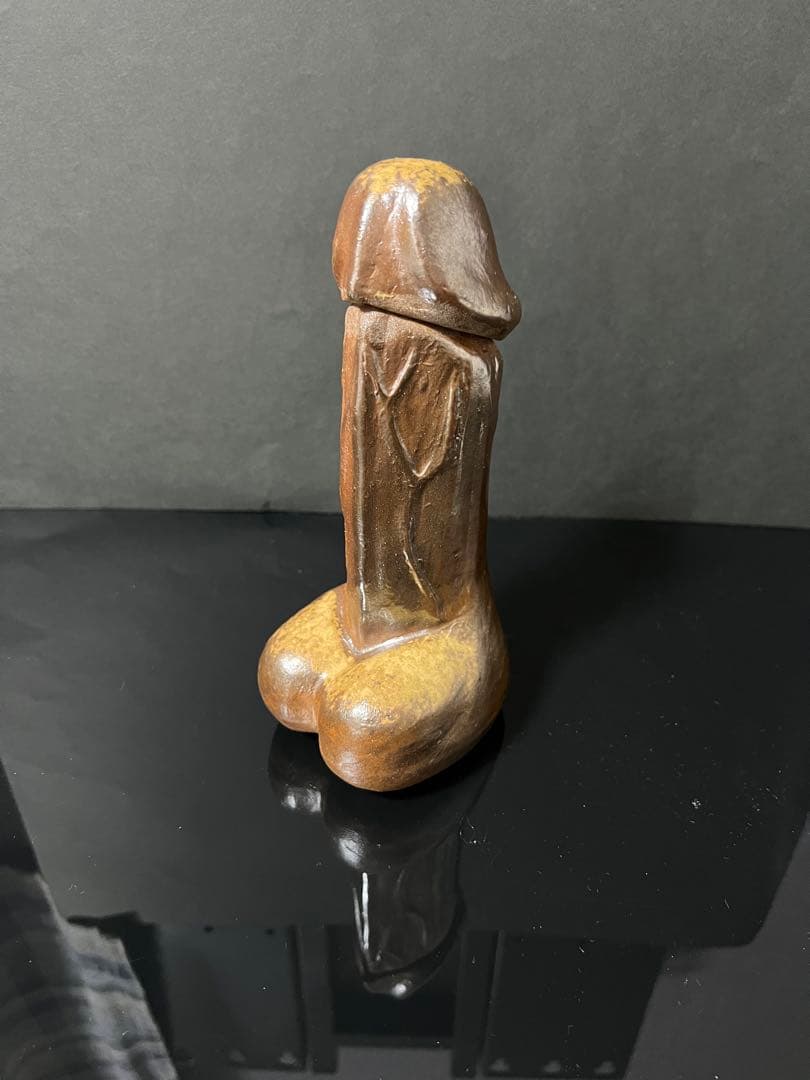 備前焼　珍品！　男根　酒器徳利　時代物　陶器