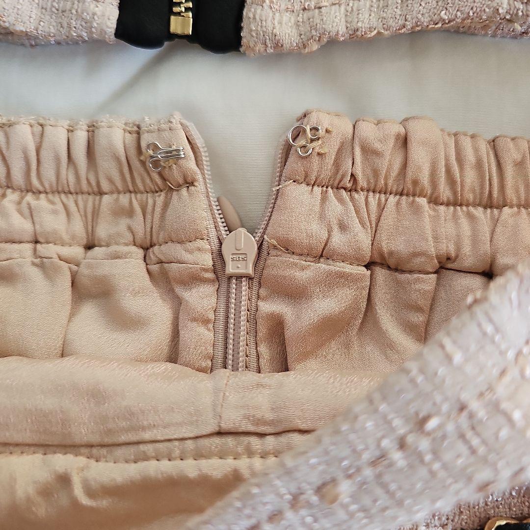 Jewels ジュエルズ バイカラーツイード セットアップ ドレスキャバドレス