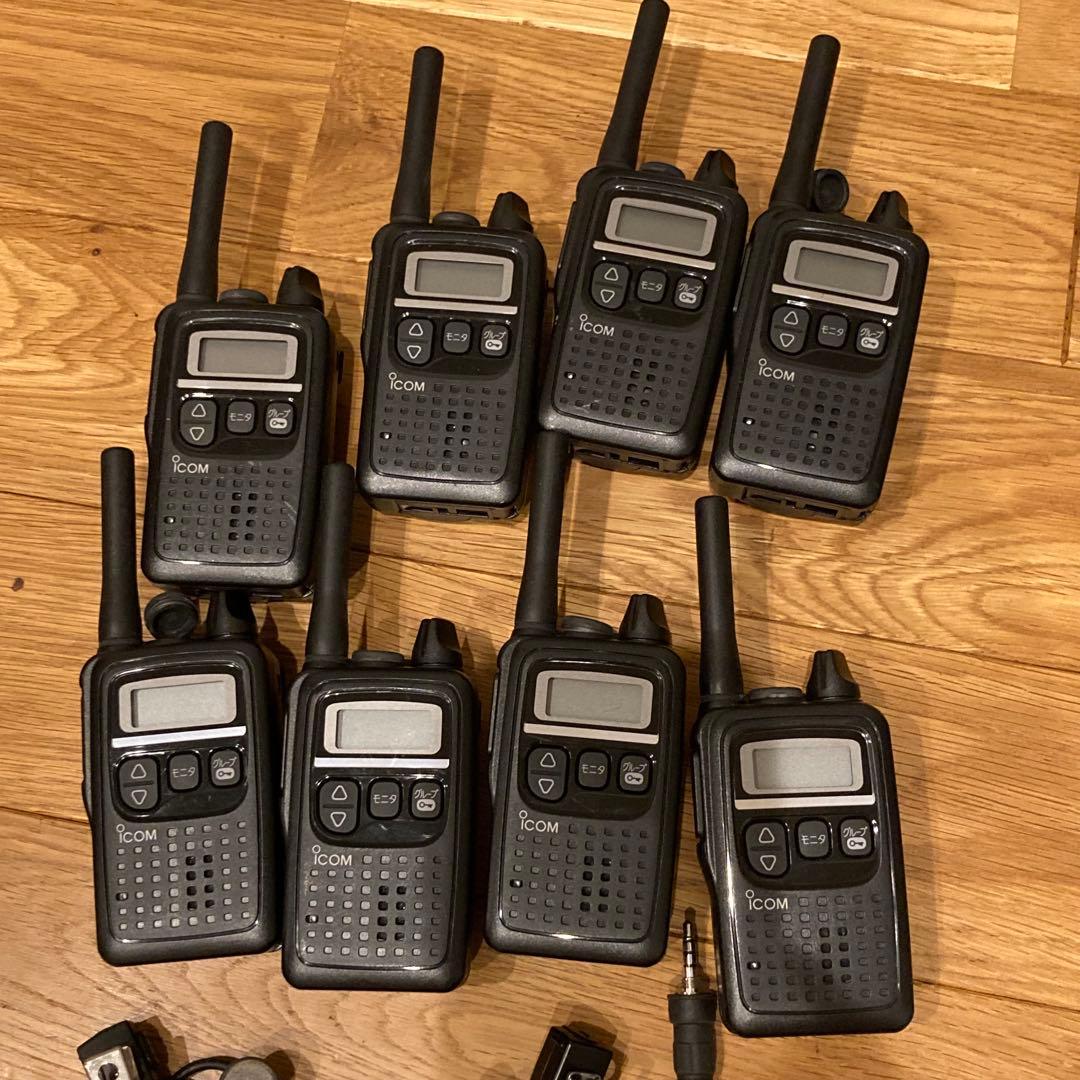 トランシーバー&イヤホンマイクセット　8台　IC-4300 HM-177PI