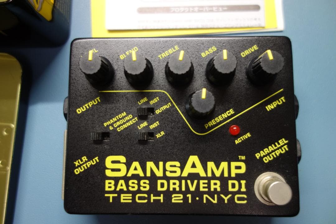 ベース SANSAMP BASS D DI TECH21/NYC