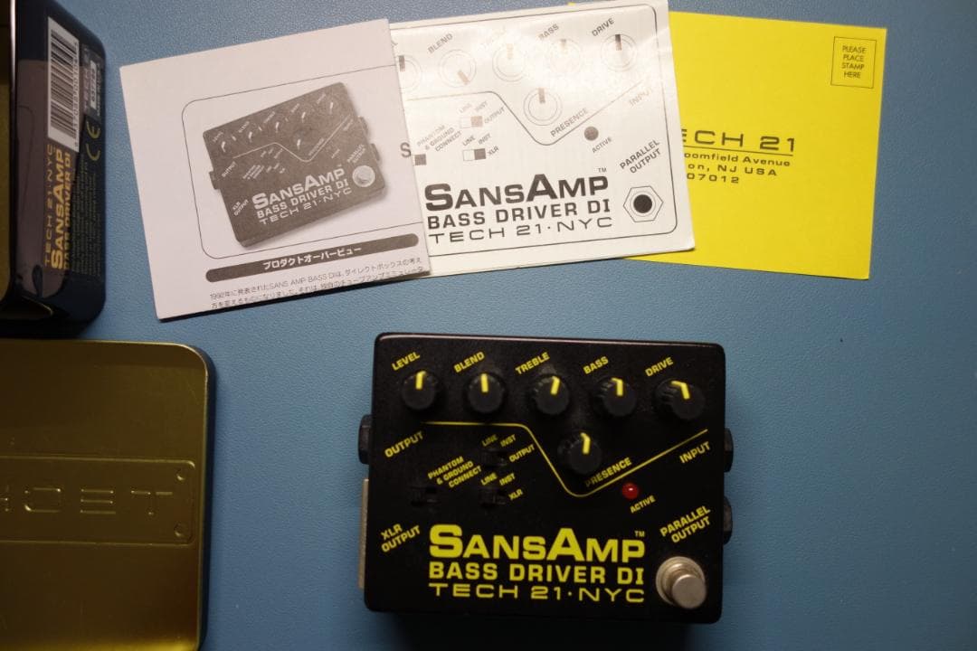ベース SANSAMP BASS D DI TECH21/NYC