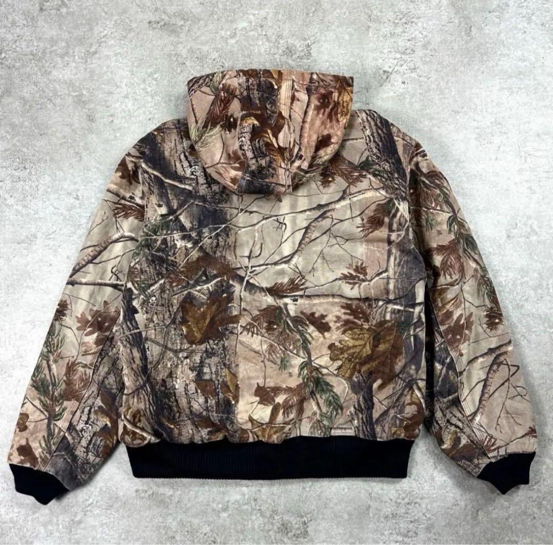 【希少】リアルツリーカモ アクティブジャケット 古着 L 冬服