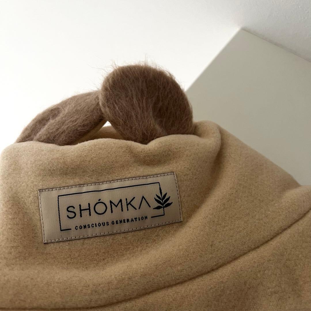 帽子 SHOMKA bear hat cream