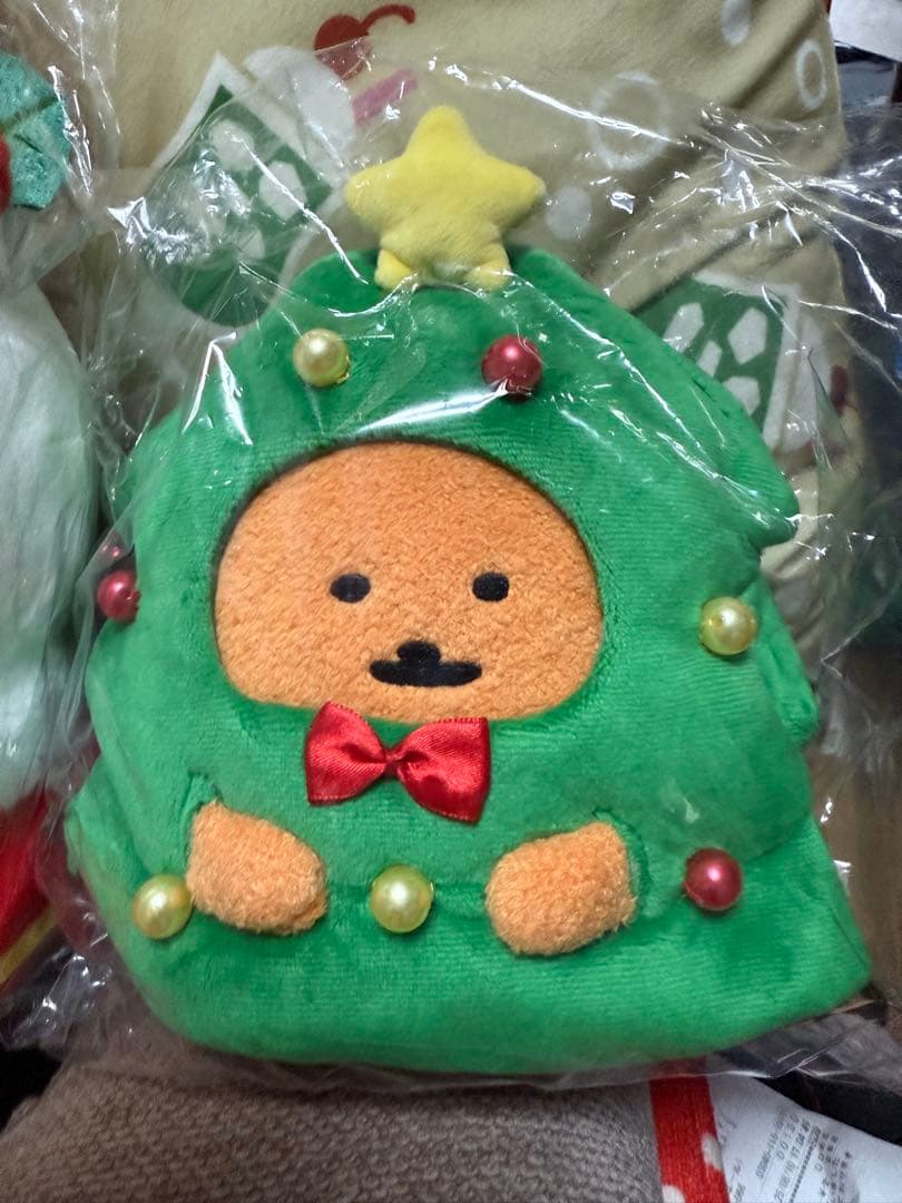【未使用品】ナガノのくま もぐらコロッケ クリスマス サンタ クリスマスツリー