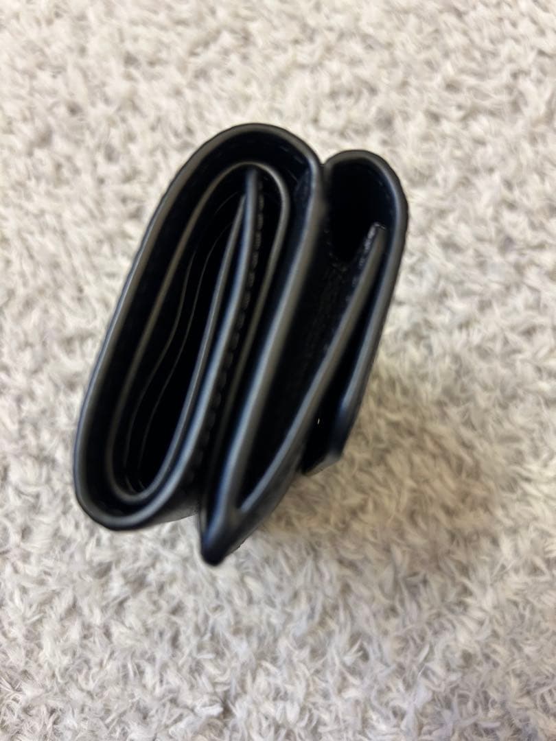 COACH コーチ ミニ トライフォールド 三つ折り財布 レザー BK