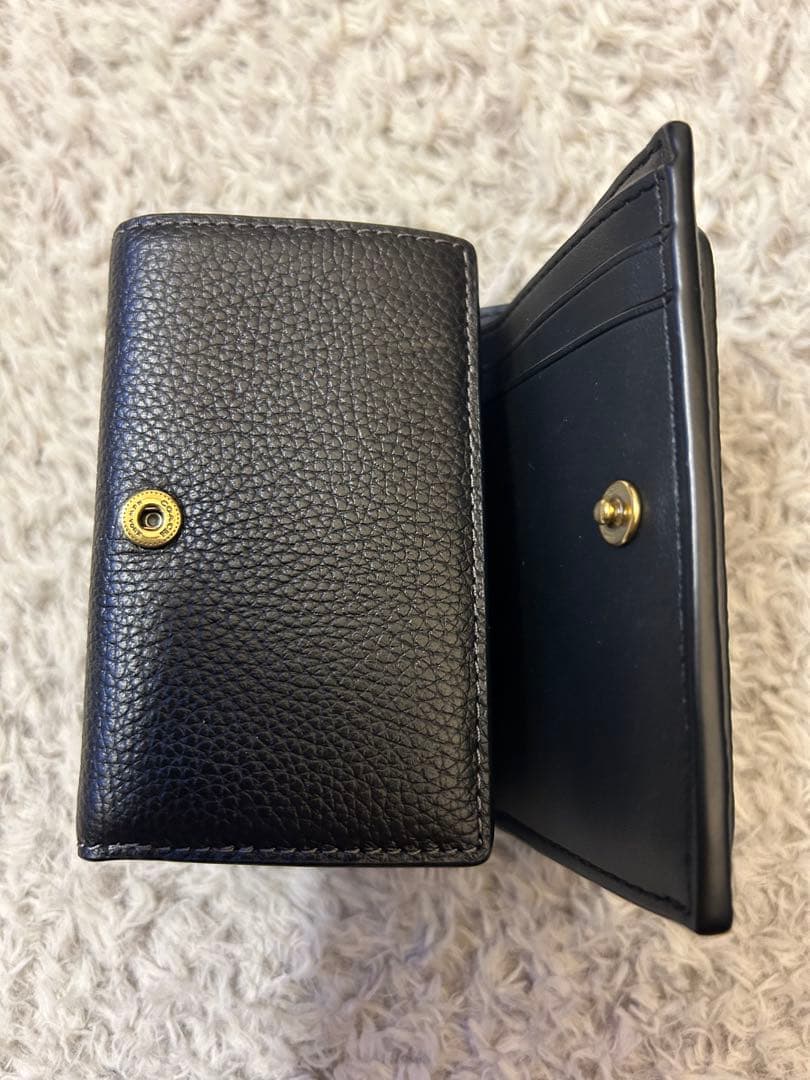 COACH コーチ ミニ トライフォールド 三つ折り財布 レザー BK