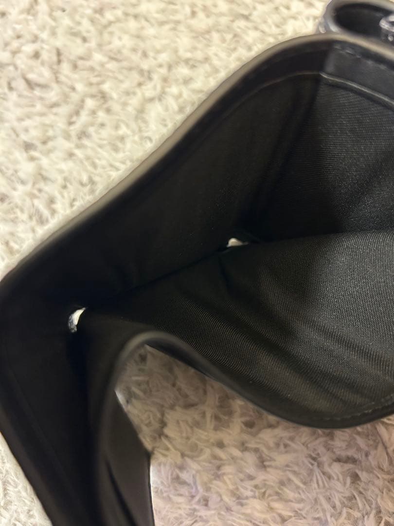 COACH コーチ ミニ トライフォールド 三つ折り財布 レザー BK