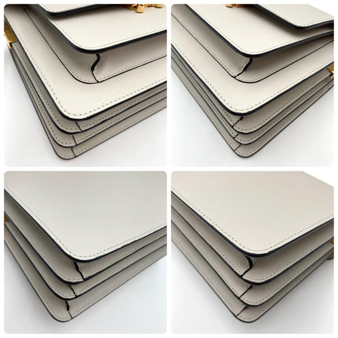 supli_white✨ MARNI トランク ショルダーバッグ グレー