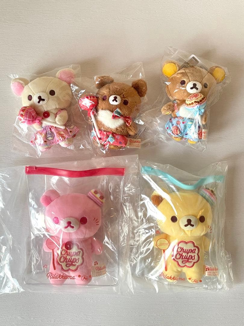 リラックマ × チュッパチャプス コラボ ぬいぐるみセット（ロフト限定）