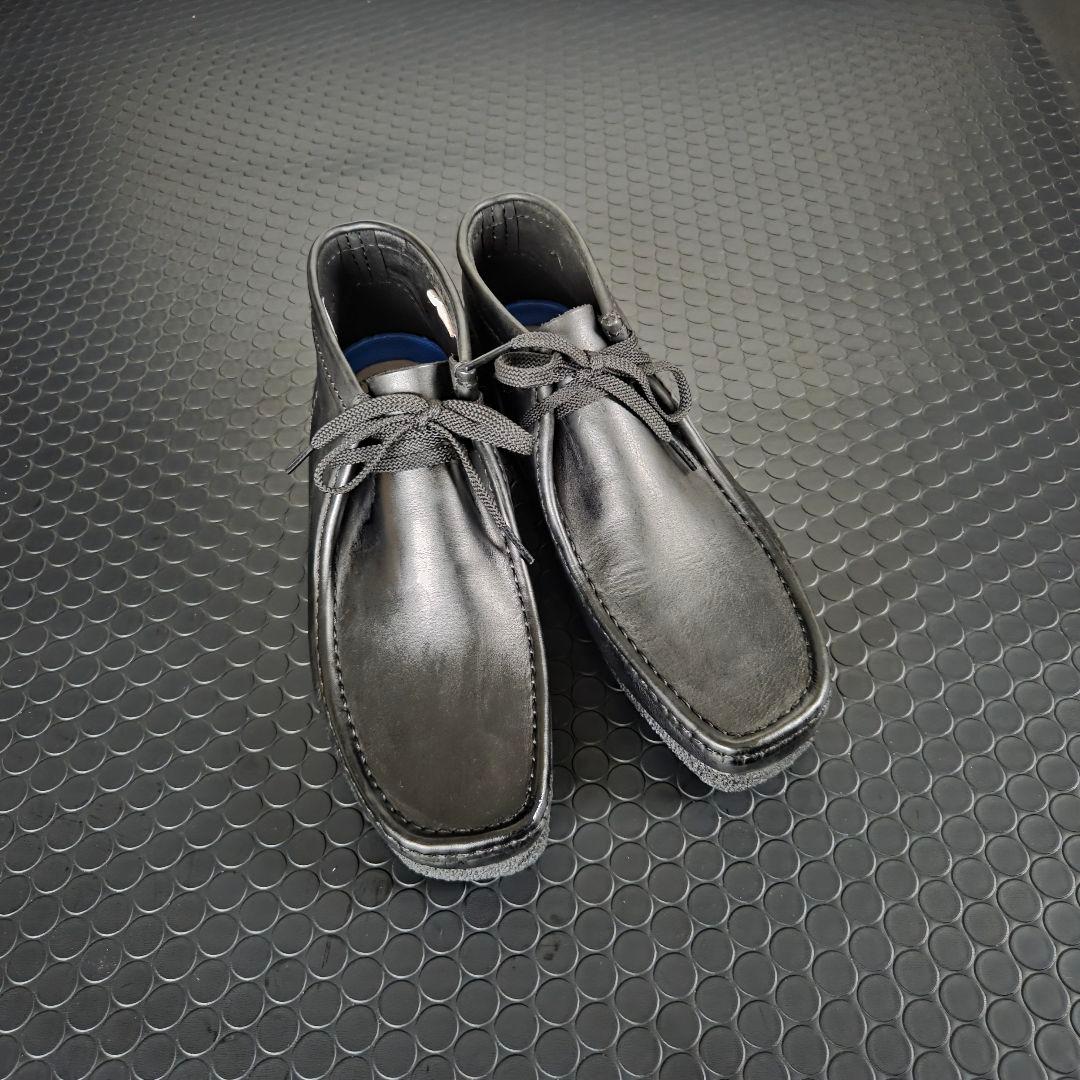 新品 CLARKS ワラビー レザー 革靴 クレープソール 26.5㎝