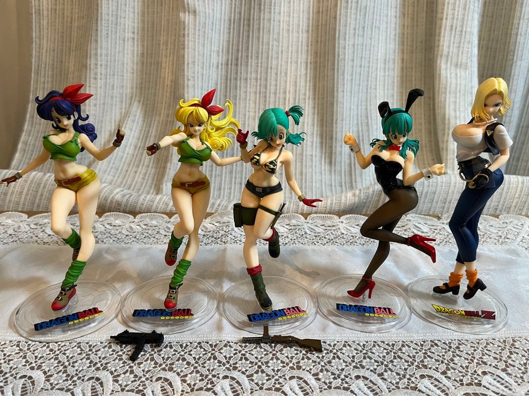 メガハウス　ドラゴンボールギャルズ　ランチ　18号　ブルマ　バニー　フィギュア