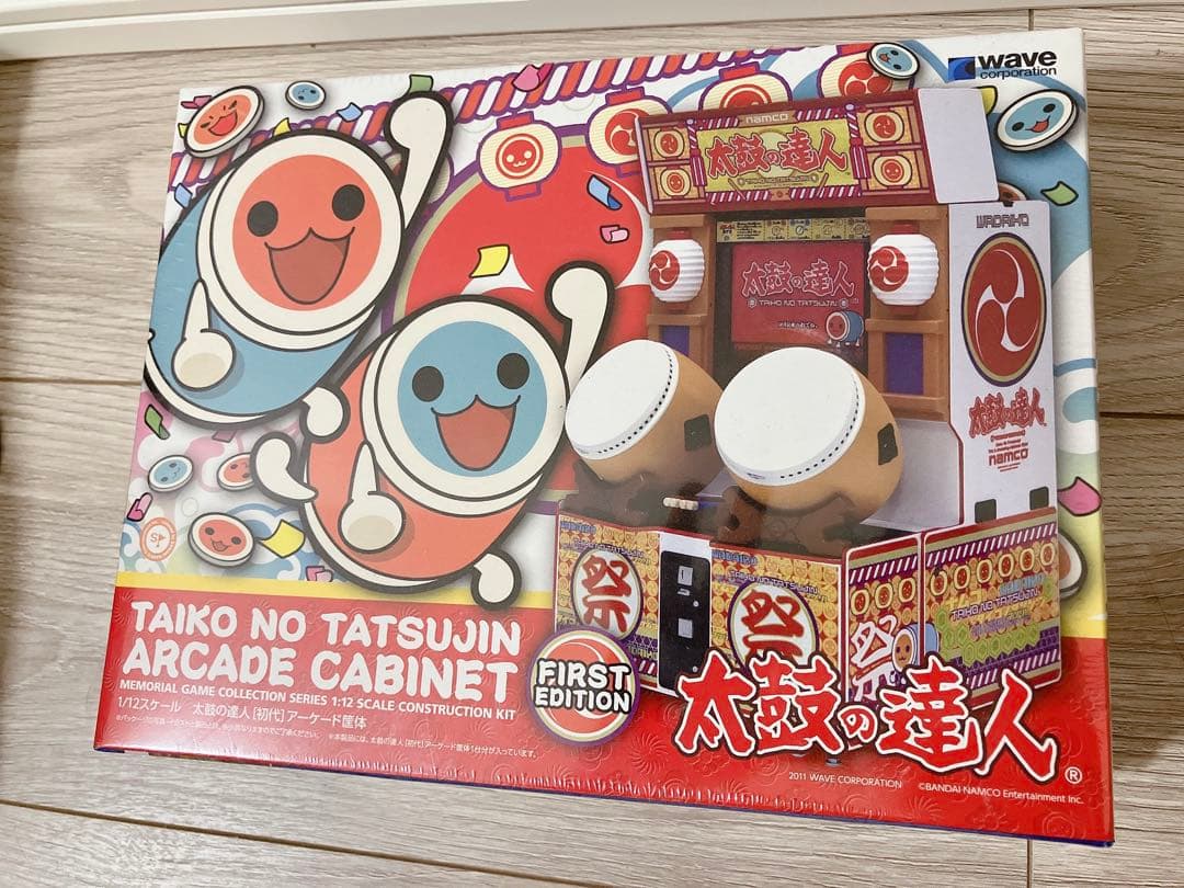 激レア(シュリンク付き)wave 太鼓の達人 初代 アーケード筐体 プラモデル