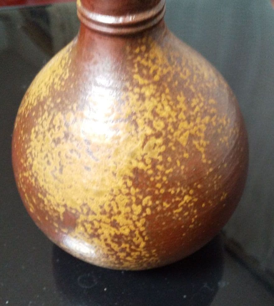 瓢箪形備前焼花瓶