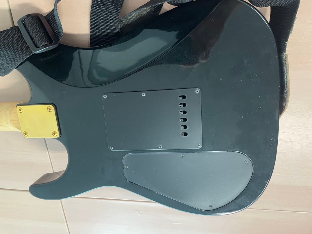 シャーベル エレキギター ブラック ギターケース付き