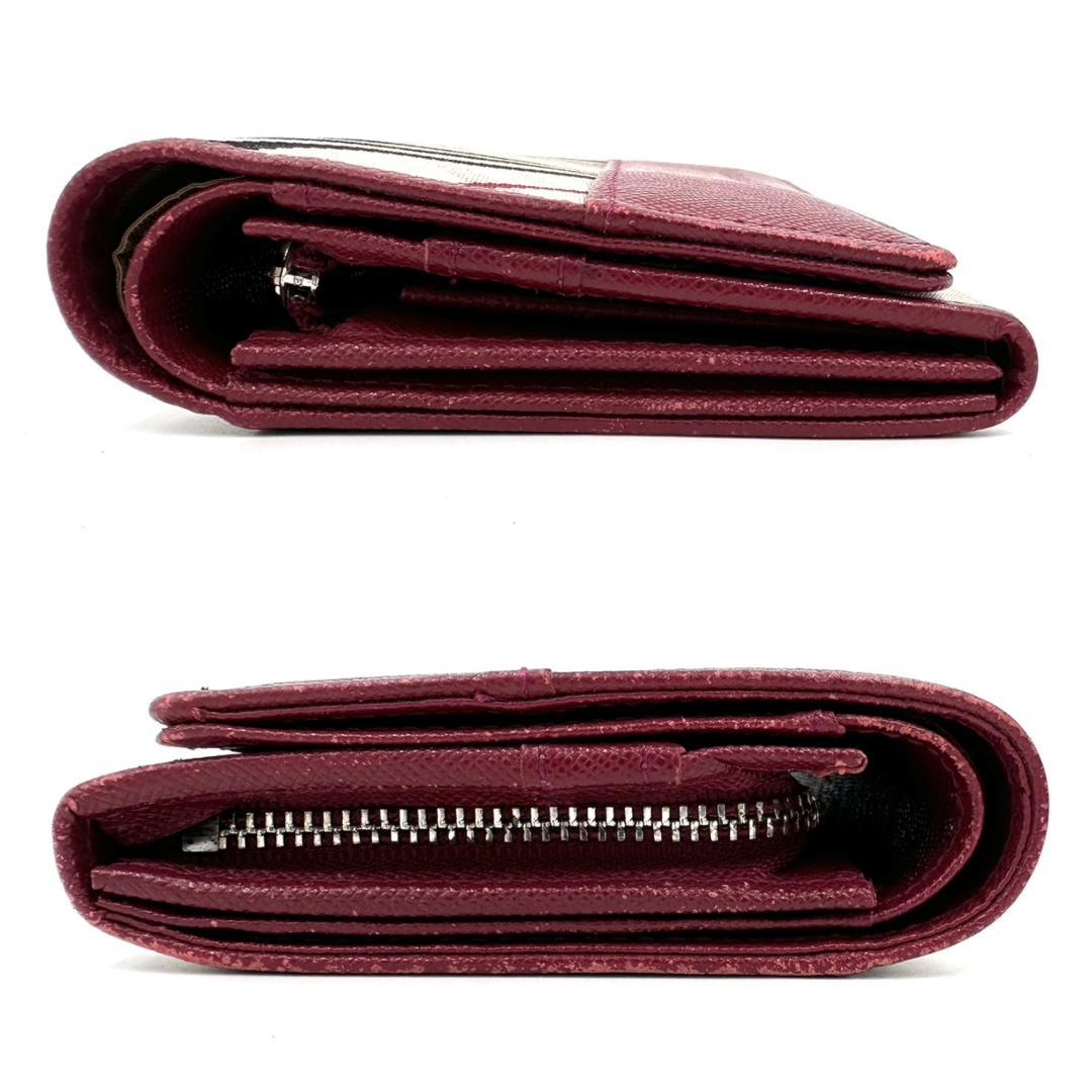 BURBERRY バーバリー 折り財布 ノバチェック ロゴ金具 レザー