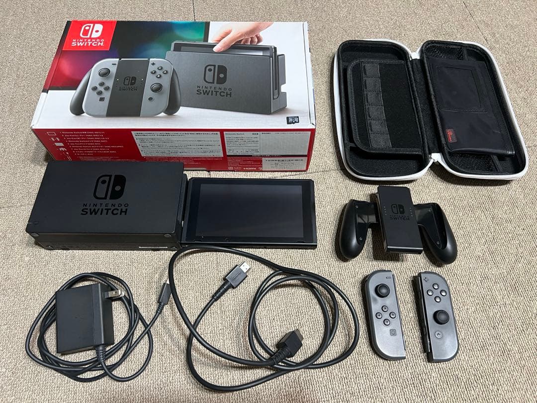 Nintendo Switch 本体 グレー/ネオン 付属品完備
