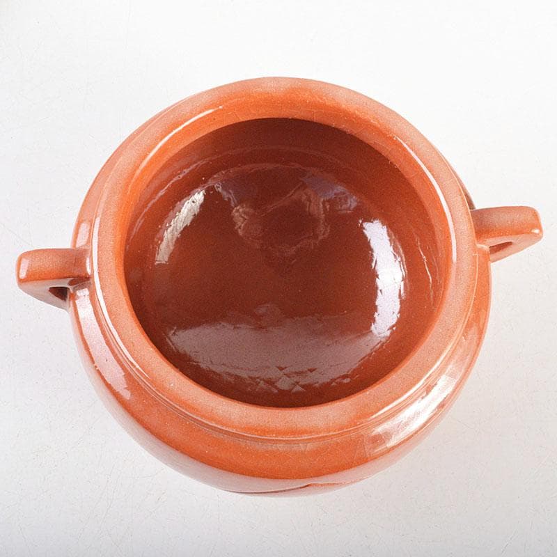 茶道具　京焼　川崎和楽作　赤楽　三足香炉　共布共箱　V　6823