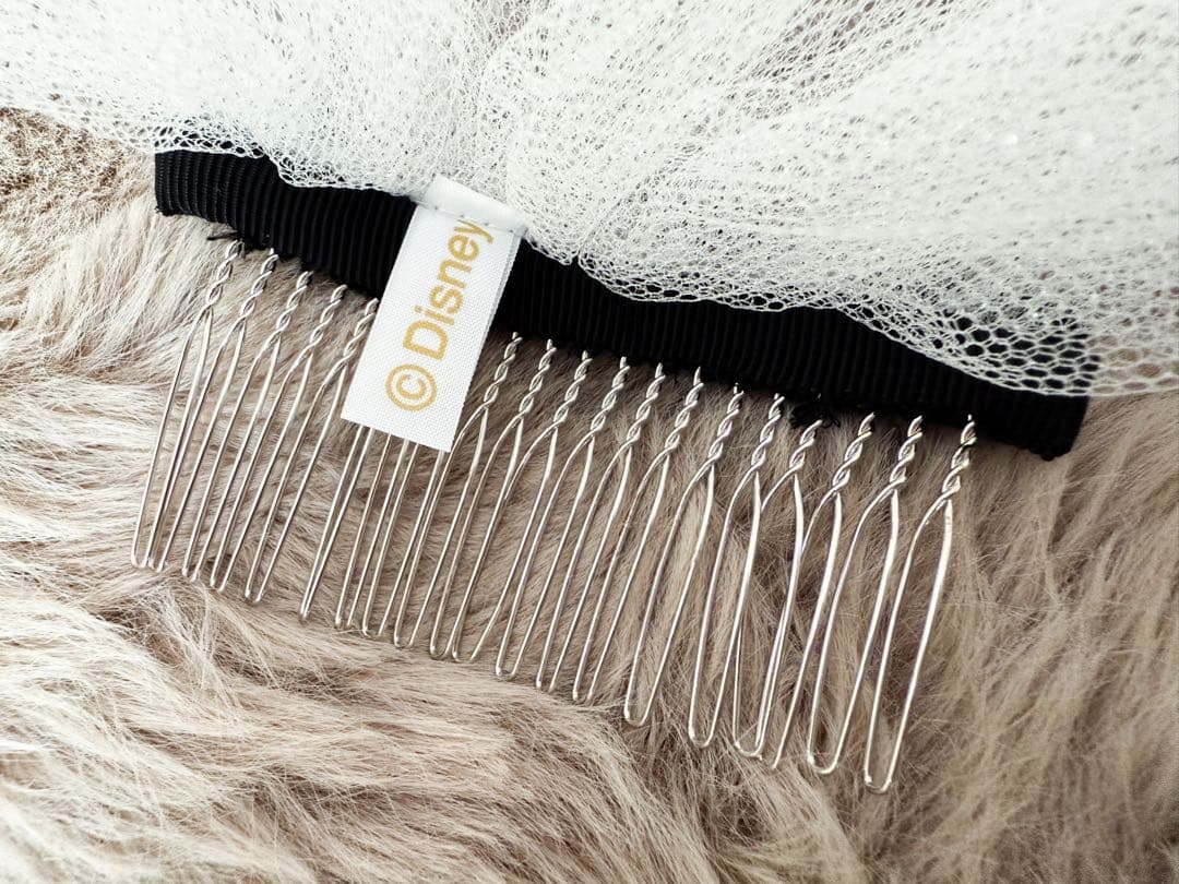 FTW ミラコスタ ウェディング ミッキーベール ショート ラメあり