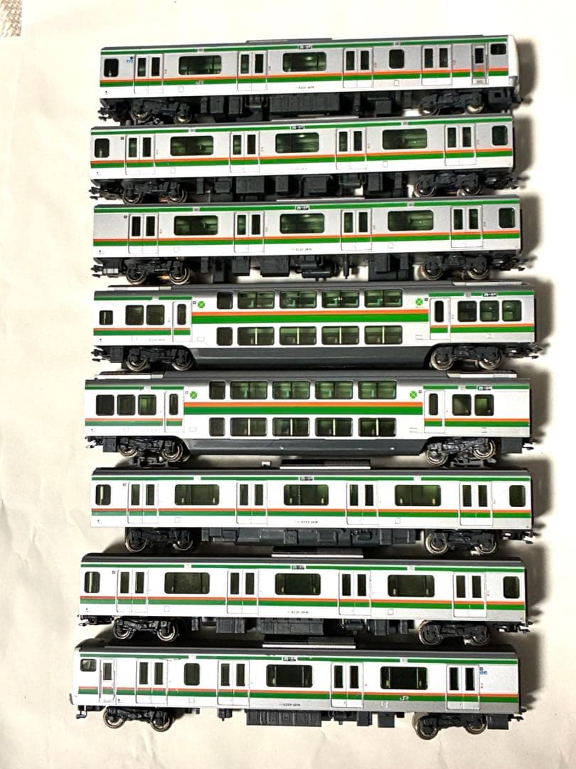 E233系電車8両　kato ライト点灯動力動作確認済　ジャンク品