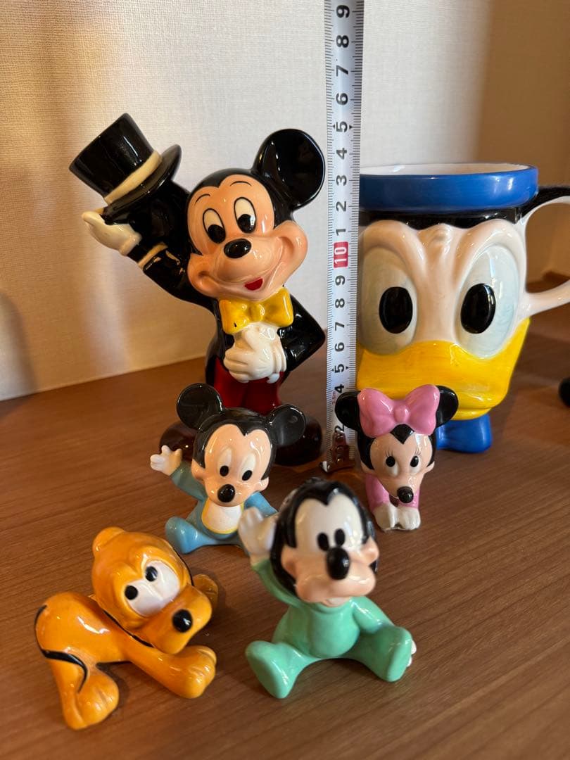 東京ディズニーランド　陶器　フィギュアセット ミッキー・ミニー・ドナルド