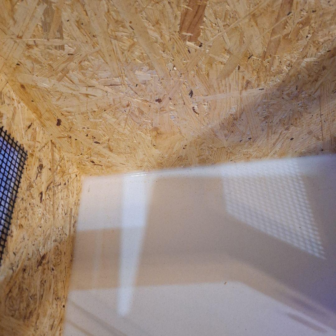 機能充実！OSB木製ケージ(未使用)②