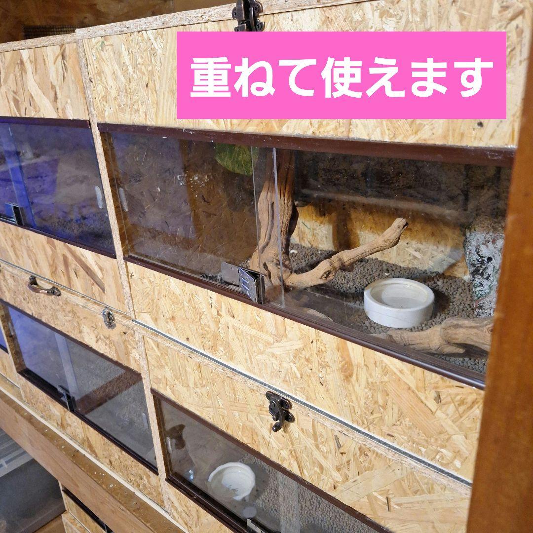 機能充実！OSB木製ケージ(未使用)②