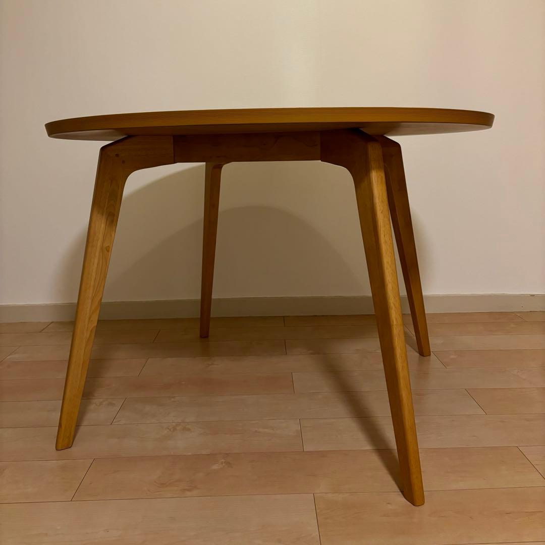 【ベルメゾン】集える円形ダイニングテーブル ＜直径約110cm＞＜4人用＞