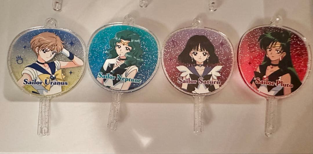セーラームーン うちわ　キーホルダー　コンプリート
