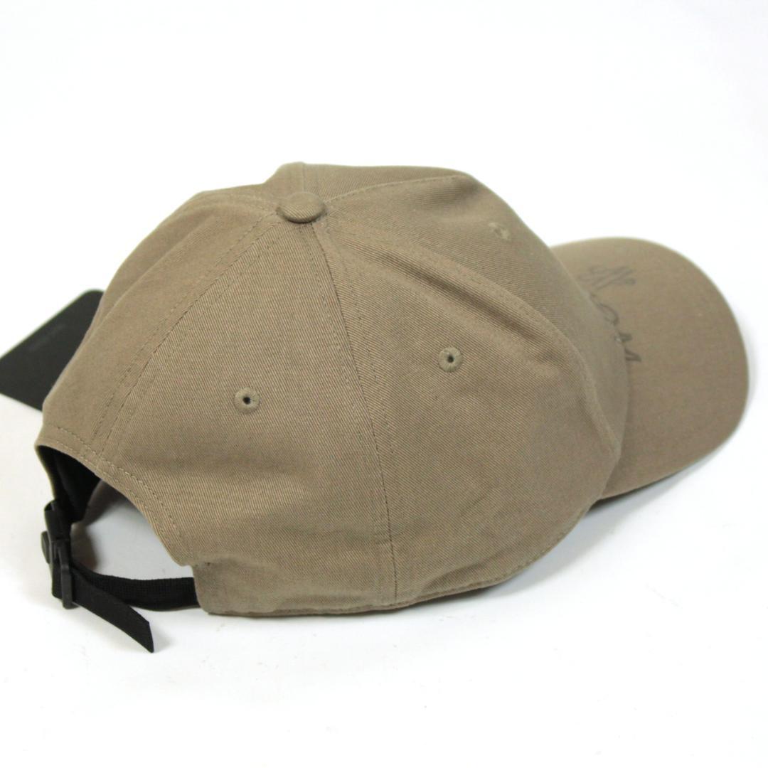 【新品】 MONCLER MATT BLACK　ベースボールキャップ　ミラーロゴ