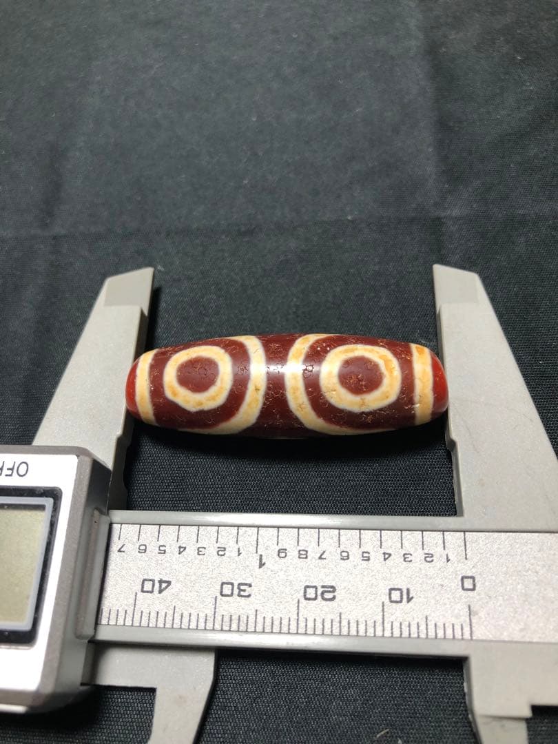 あんこ、秘蔵紅天珠‼️西蔵老礦古代伝承紅三眼天珠