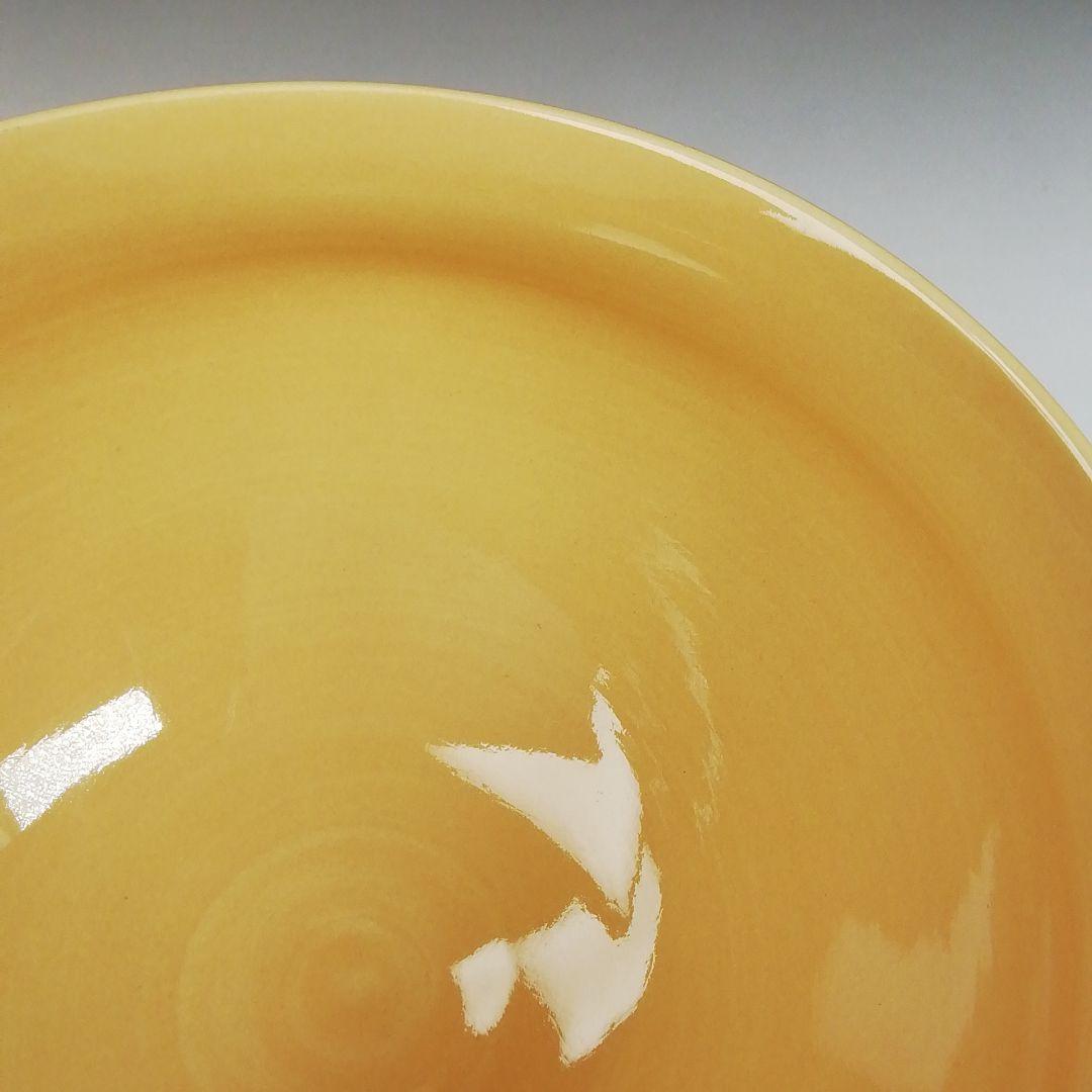 Ｔ７７４　茶碗　『淡黄交趾　鼠の嫁入』『伊藤昇峰 造』　共箱　抹茶碗　茶道具