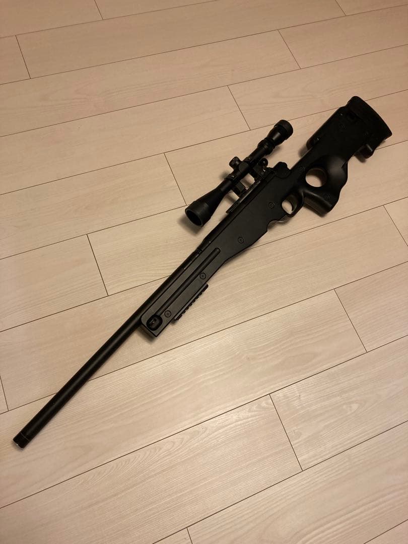 スナイパーライフル ブラック スコープ付き