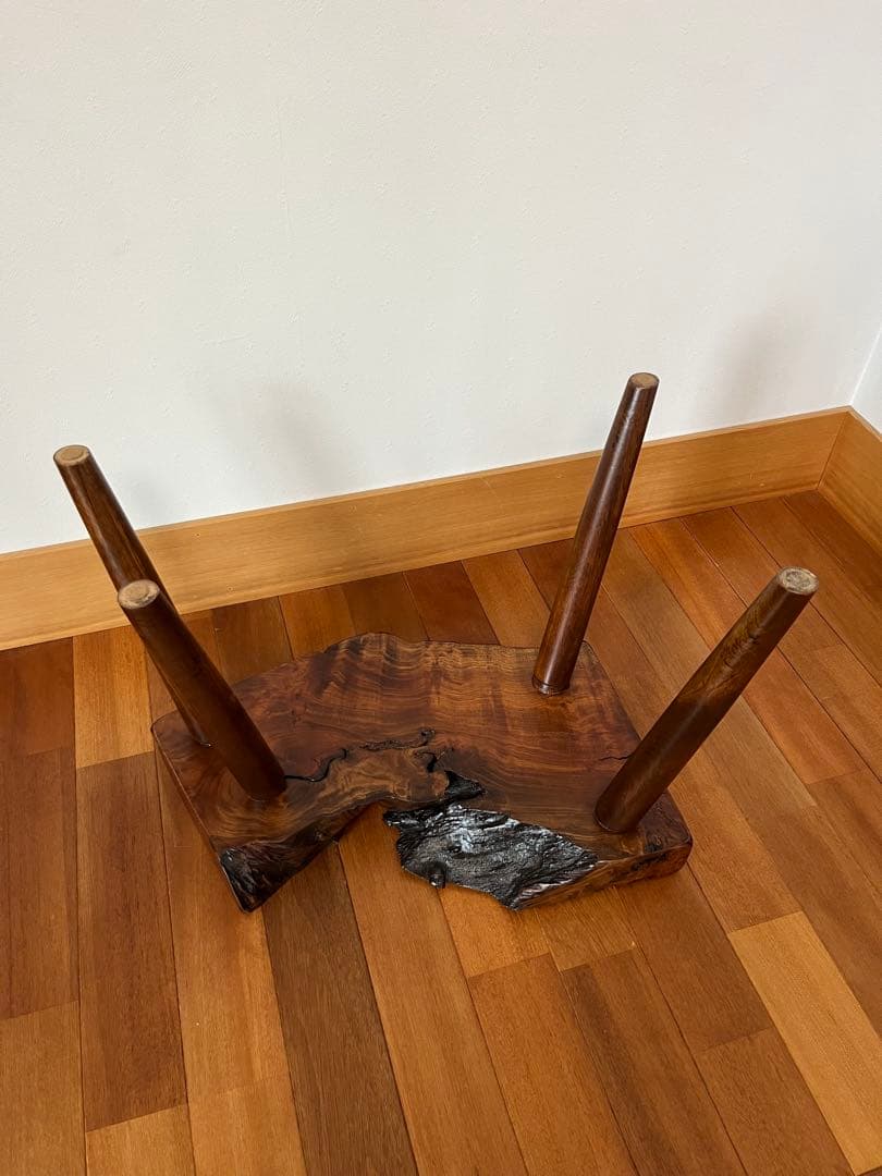 欅（けやき）スツール　無垢材