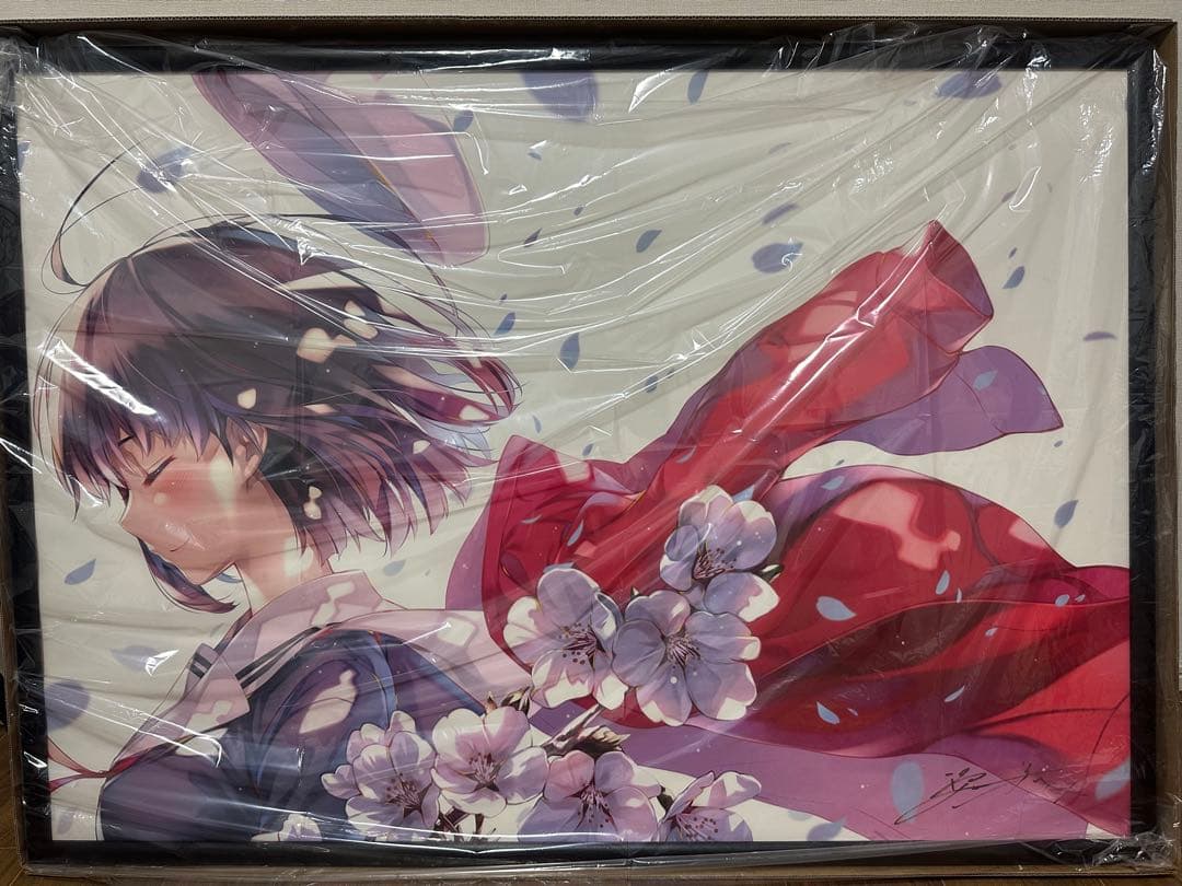 冴えない彼女の育てかた B1プリモアート 深崎暮人 直筆サイン入り 加藤恵 1