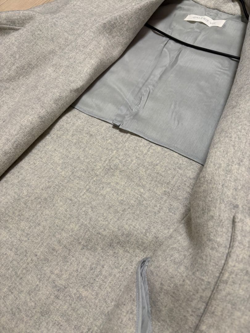 【美品】GALERIE VIE ライトメルトンチェスターコート