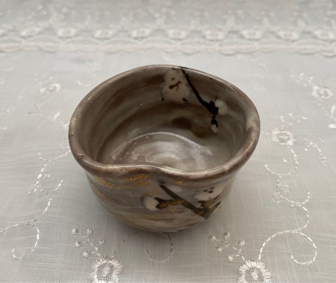 九谷焼　東山窯　吉崎英治作　酒器