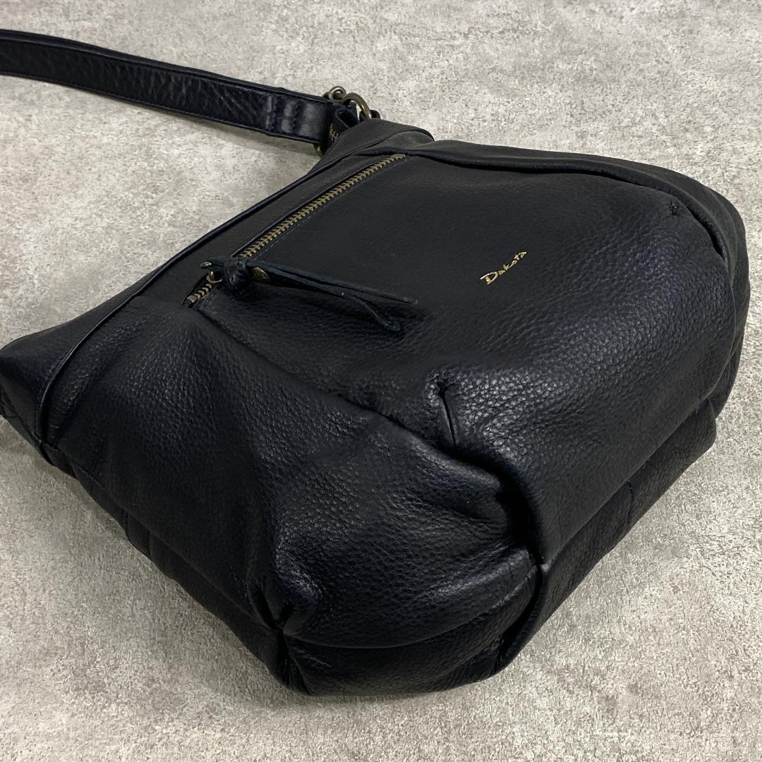 【極美品】 DAKOTA ダコタ ルーチェ 日本製 牛革 ショルダーバッグ