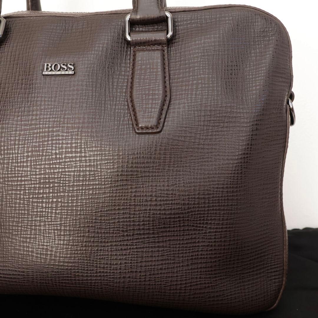 中古美品 ヒューゴボス BOSS ビジネスバッグ ショルダーバッグ トートバッグ